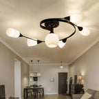 Scandinavian Ceiling Lights with Floral Design