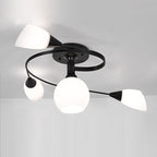 Scandinavian Ceiling Lights with Floral Design