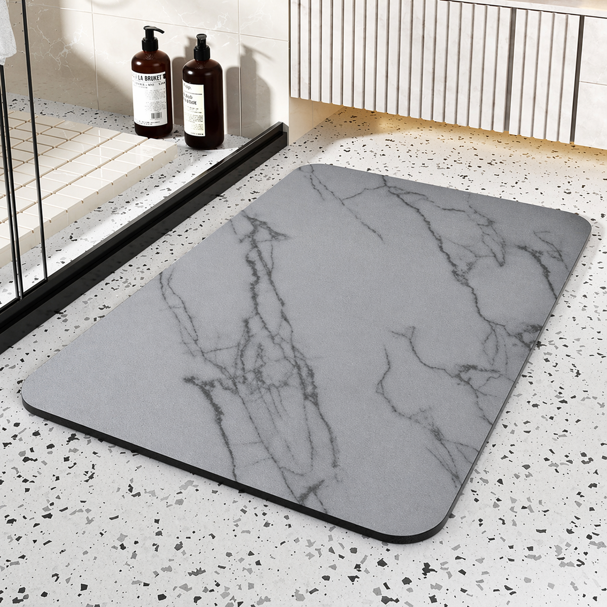 Diatomite Stone Bath Mat Quick Dry - Image 6