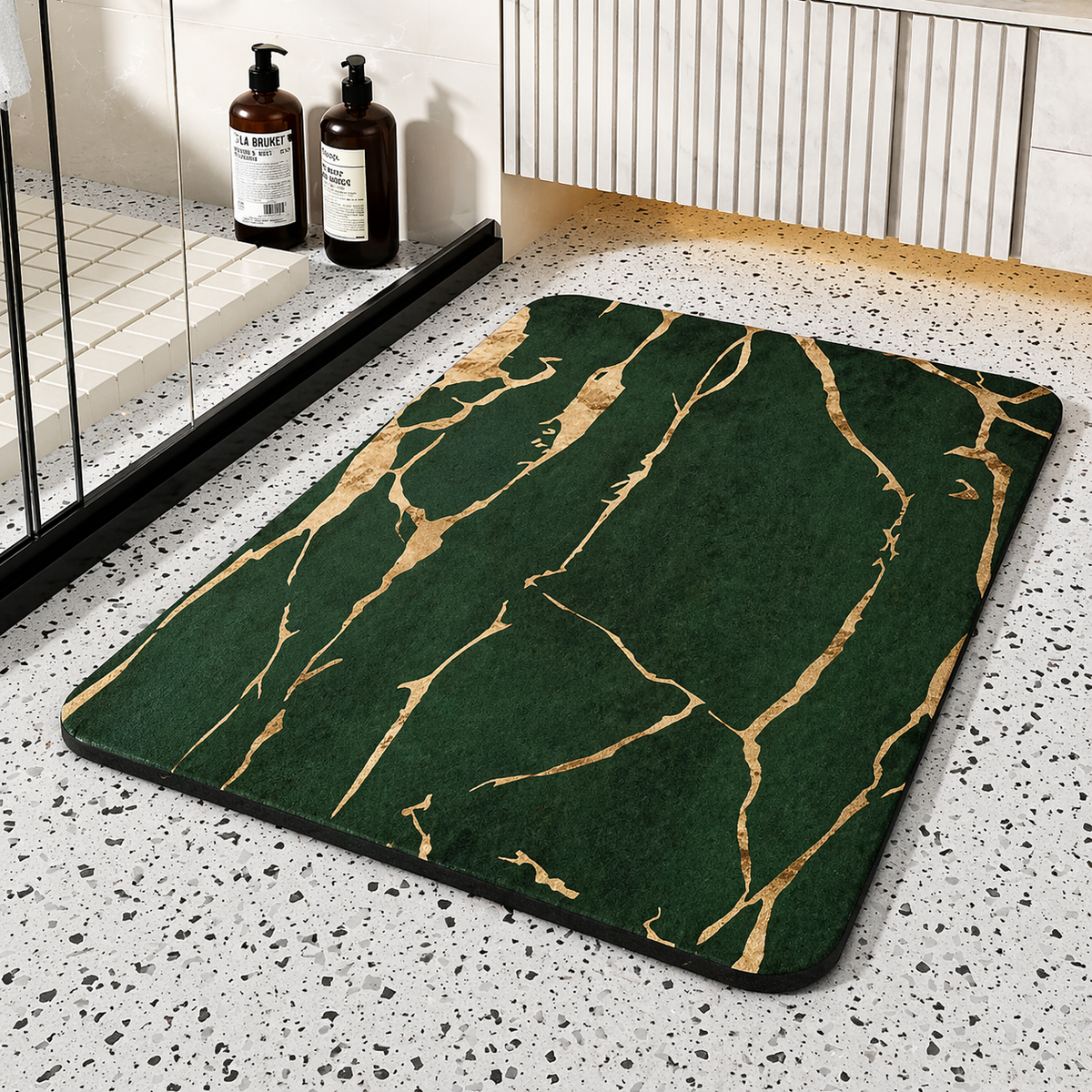 Diatomite Stone Bath Mat Quick Dry - Image 4