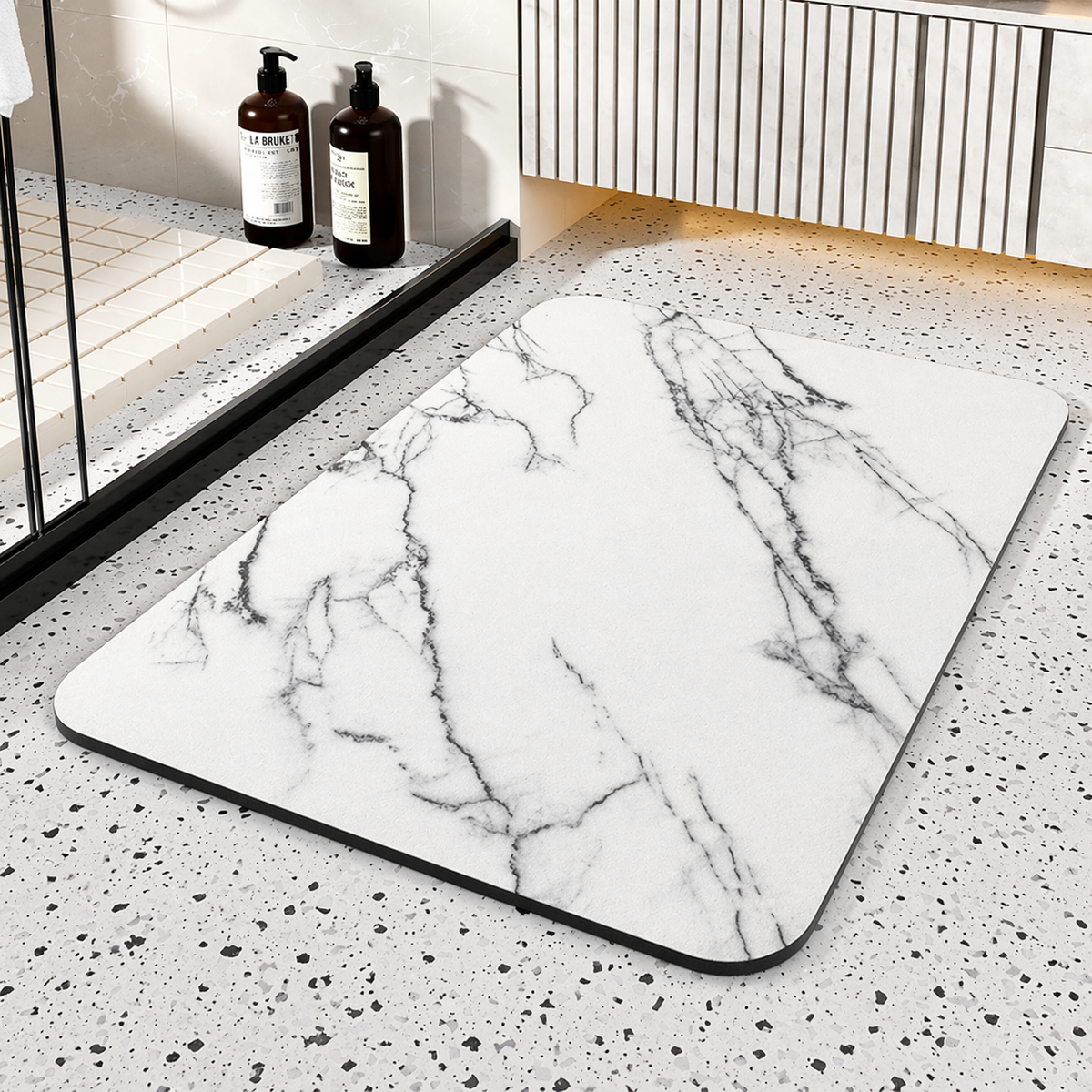 Diatomite Stone Bath Mat Quick Dry - Image 5