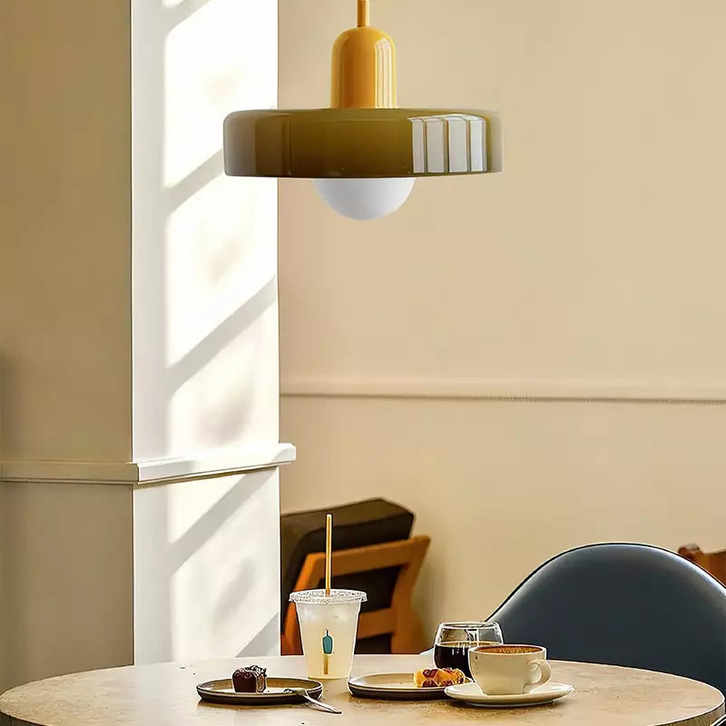 Modern Art Deco Halo Pendant Light for Living Spaces