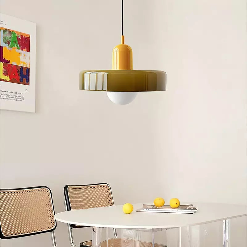 Modern Art Deco Halo Pendant Light for Living Spaces