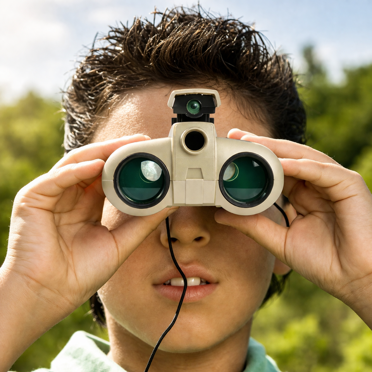 Kids Binoculars Night Vision Outdoor Exploration Adventure Toy