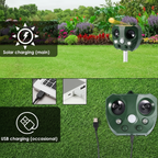 Solar Ultrasonic Bird Repeller Outdoor Garden Yard Pest Control - Image 6