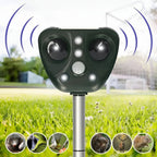 Solar Ultrasonic Bird Repeller Outdoor Garden Yard Pest Control - Image 8