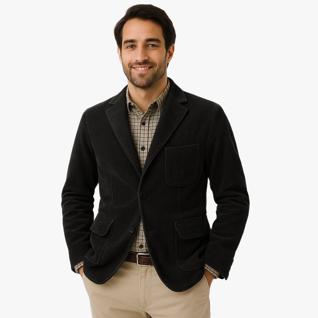 Vintage Inspired Slim Fit Men's Blazer