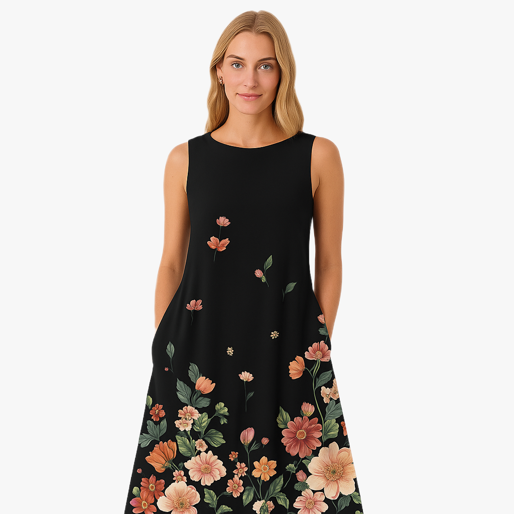 Floral A-Line Summer Dress for Women
