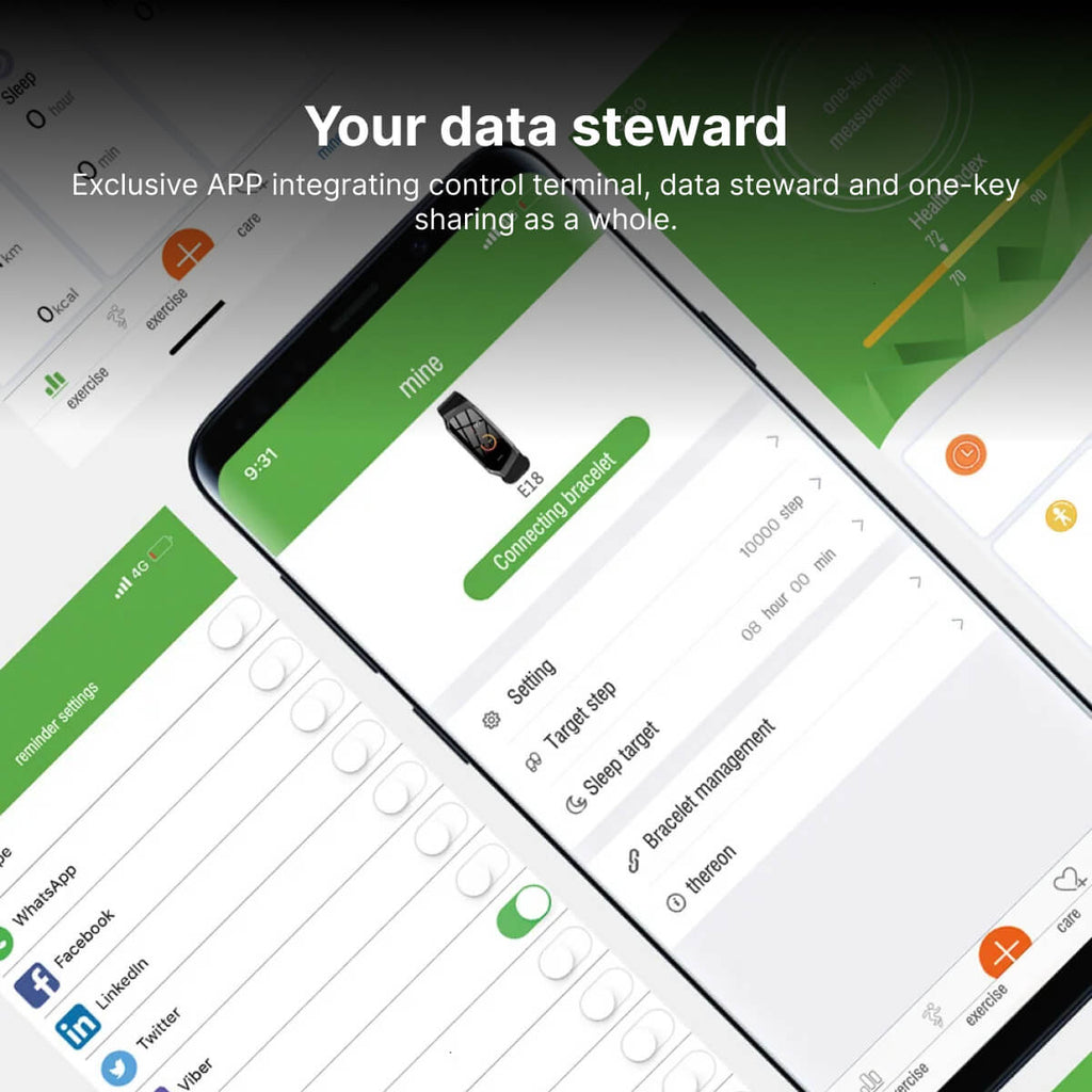 Waterproof Smartwatch Sports, Notifications & Daily Tracking