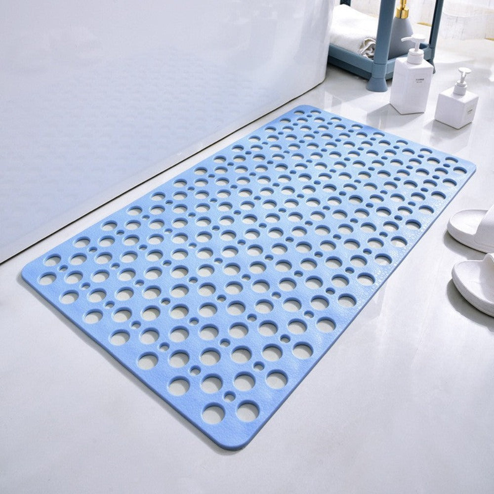 Hygienic PVC Shower Mat with Drainage Design