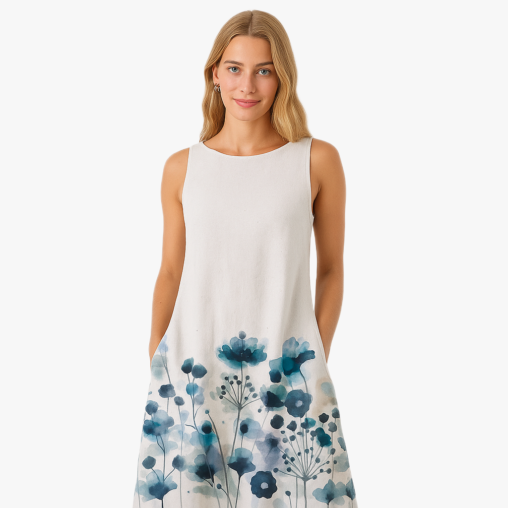 Floral A-Line Summer Dress for Women