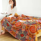 BohoChill: Boho Wohndecke – Wendbare Baumwoll Decke für Sofa & Bett - Image 7