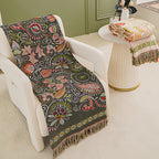 BohoLiva: Boho Baumwoll Decke – Wende Kuscheldecke mit Fransen für Sofa & Bett - Image 3