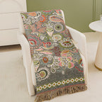 BohoLiva: Boho Baumwoll Decke – Wende Kuscheldecke mit Fransen für Sofa & Bett - Image 4