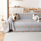 BohoLuxe: Boho Sofaüberwurf mit Fransen – Stilvoller Sofabezug für Wohnzimmer & Schlafzimmer