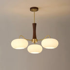 Retro Glass Globe Chandelier Mid-Century Ceiling Light Design