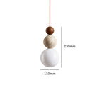 Travertine Pendant Light Minimalist Neutral-Style Hanging Light