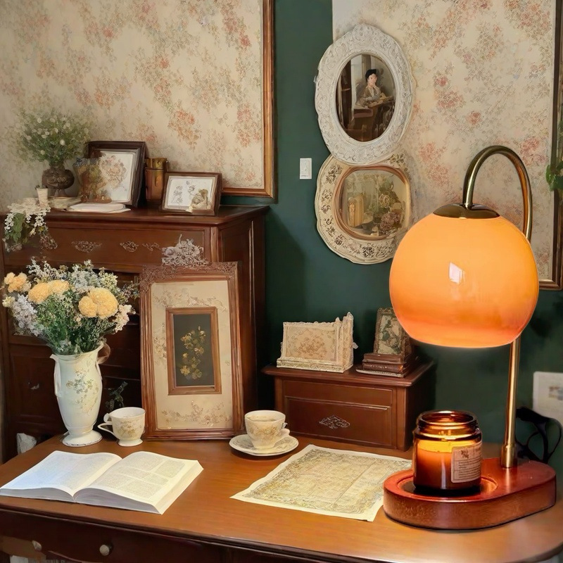 Candle Warmer Lamp Adjustable Flameless Wax Melt Table Lamp