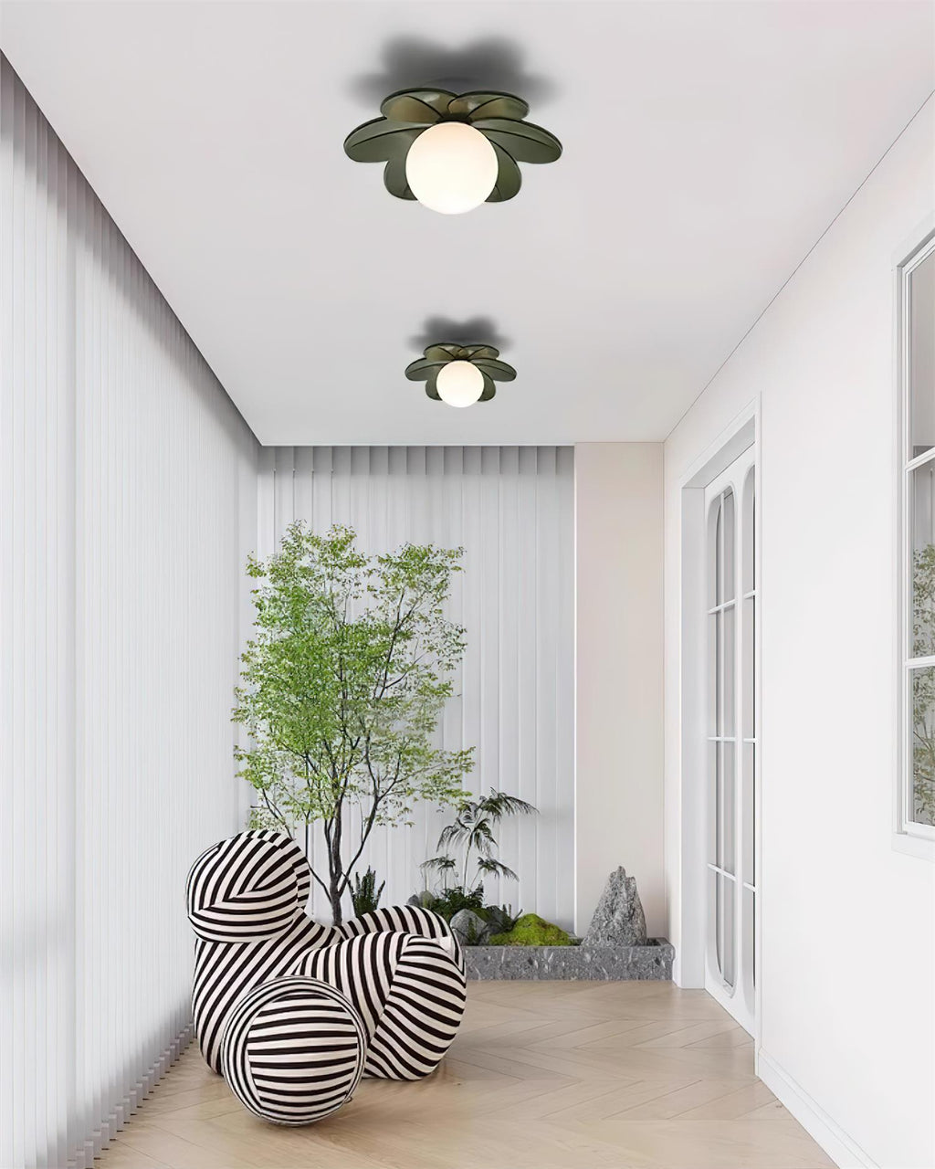 Floral Ceiling Lights for Playful Elegance