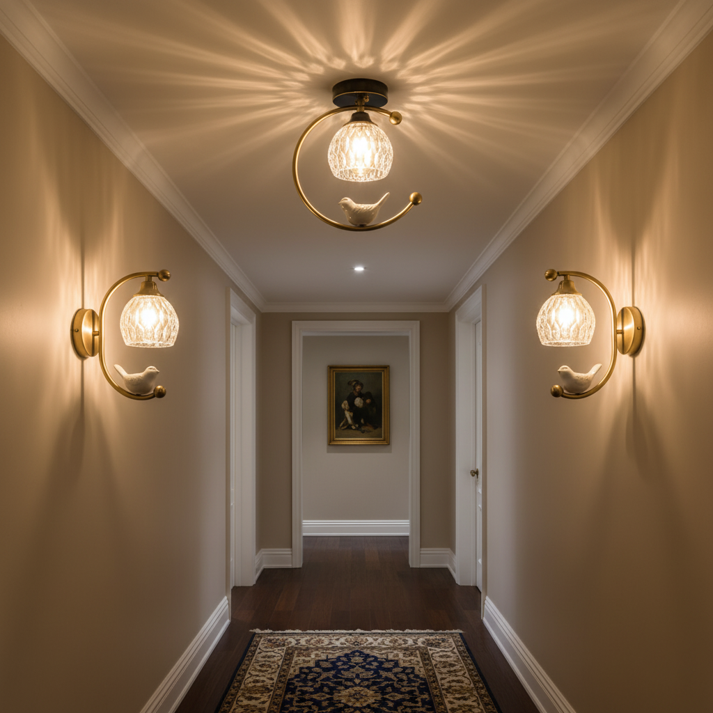 Serena Bird Ceiling Lamp