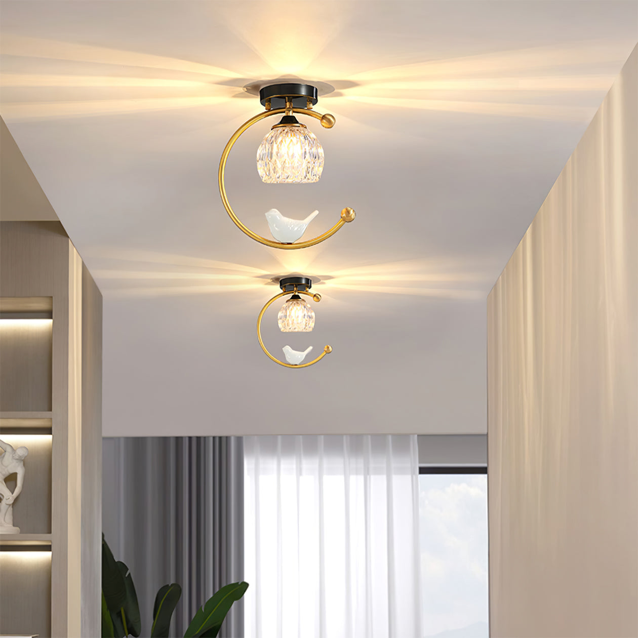 Serena Bird Ceiling Lamp