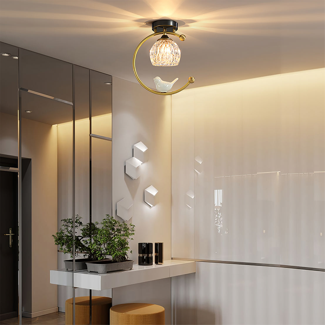 Serena Bird Ceiling Lamp