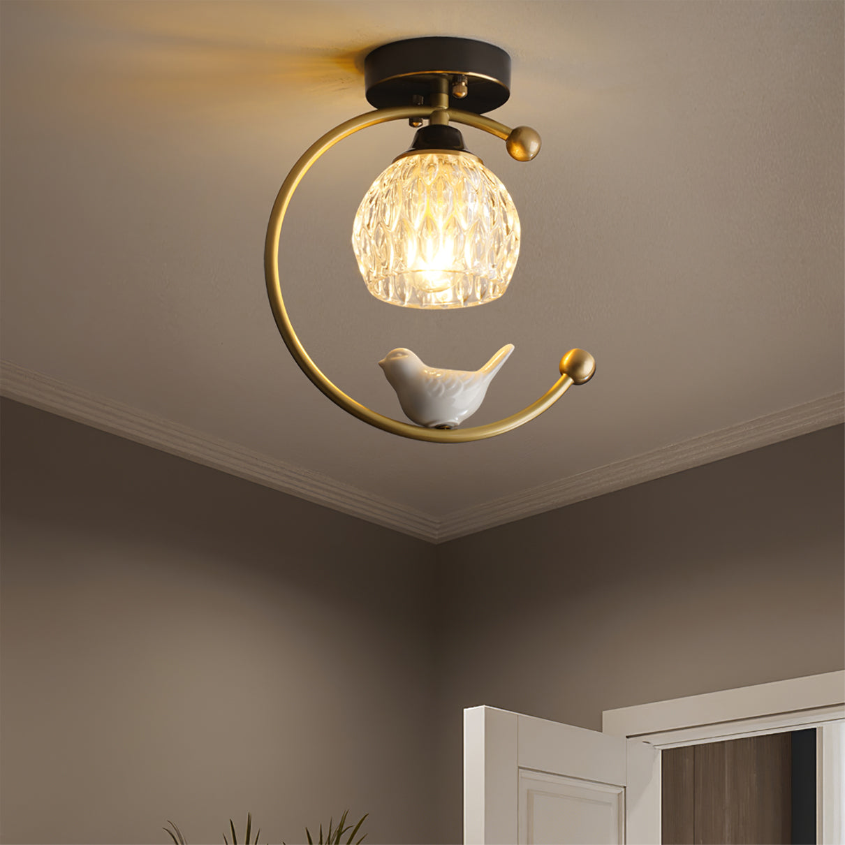 Serena Bird Ceiling Lamp