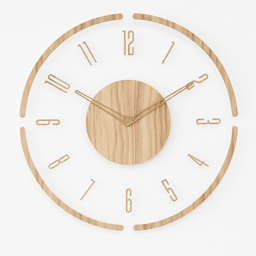 Modern Wall Clock Simple Nordic Style for Home Décor