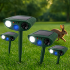 Eco‑Friendly Rabbit Deterrent with Ultrasonic & LED Lights