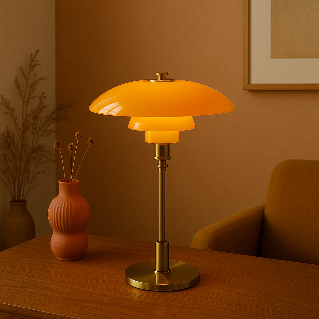 Scandinavian Table Lamp Minimalist Nordic Bedside Light - Image 3