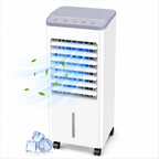 Portable Evaporative Air Cooler 3-in-1 Cooling, Fan, Humidifying