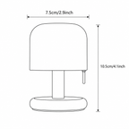 USB Rechargeable LED Mushroom Table Lamp