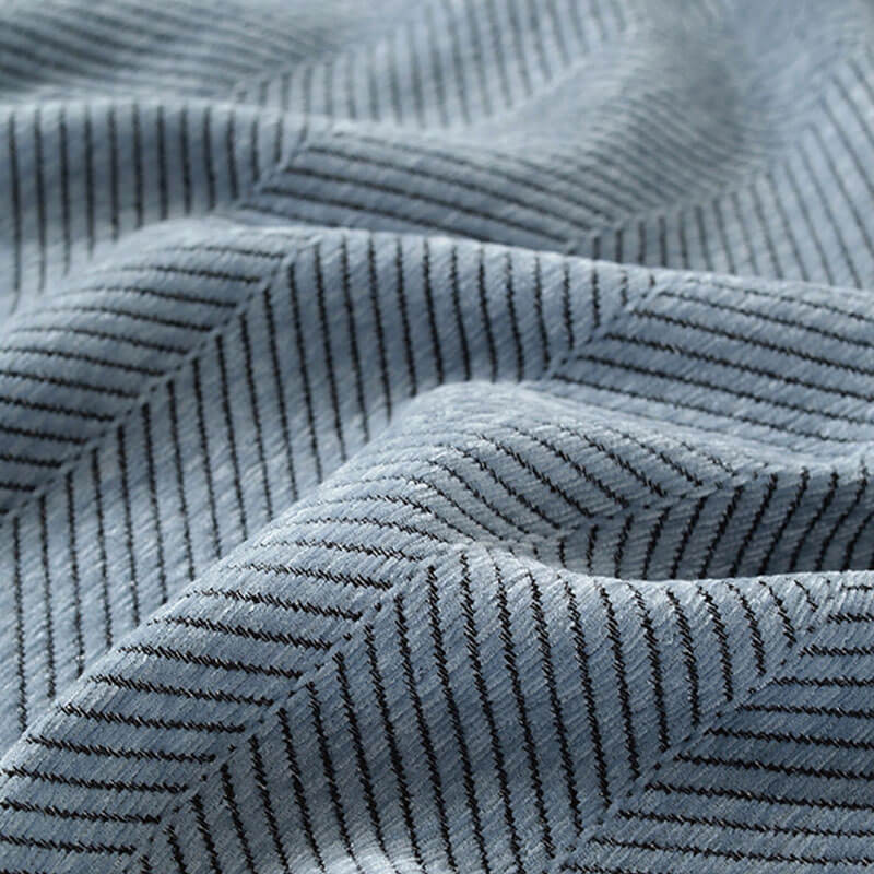 Herringbone Sofa Throw Soft Textured Blanket with Tassels