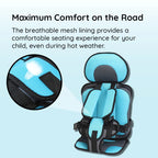 Children Travel Seat Cushion Adjustable Booster Pad for Car Seats