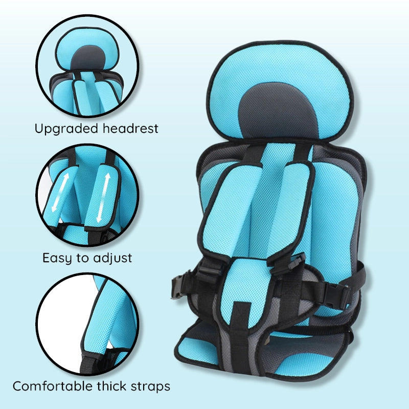 Children Travel Seat Cushion Adjustable Booster Pad for Car Seats