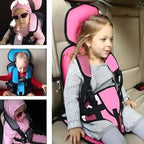 Children Travel Seat Cushion Adjustable Booster Pad for Car Seats
