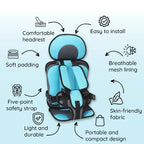 Children Travel Seat Cushion Adjustable Booster Pad for Car Seats