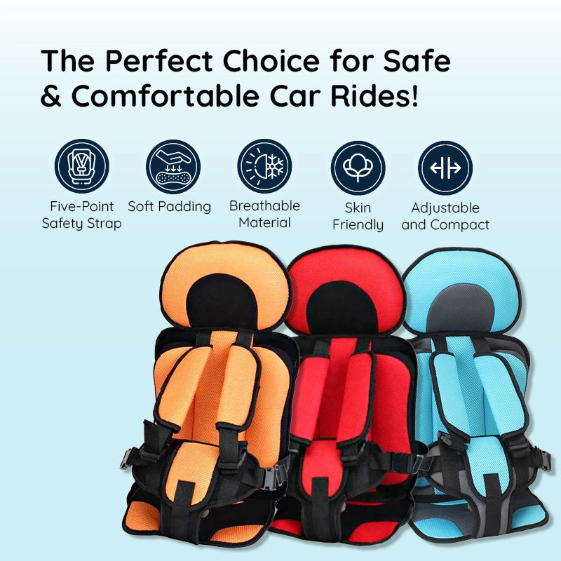 Children Travel Seat Cushion Adjustable Booster Pad for Car Seats