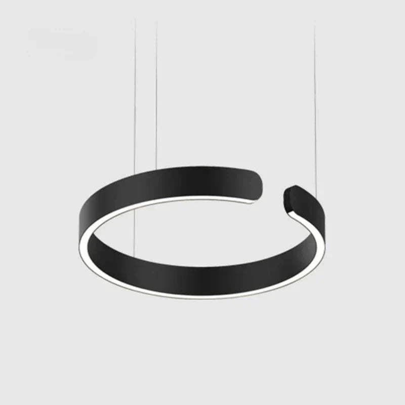 CircuLume: Runde LED-Pendelleuchte aus Metall mit modernem Design – für Wohnzimmer & Flur - Image 14