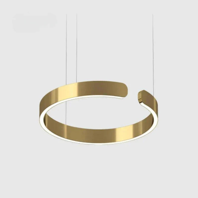 CircuLume: Runde LED-Pendelleuchte aus Metall mit modernem Design – für Wohnzimmer & Flur - Image 17