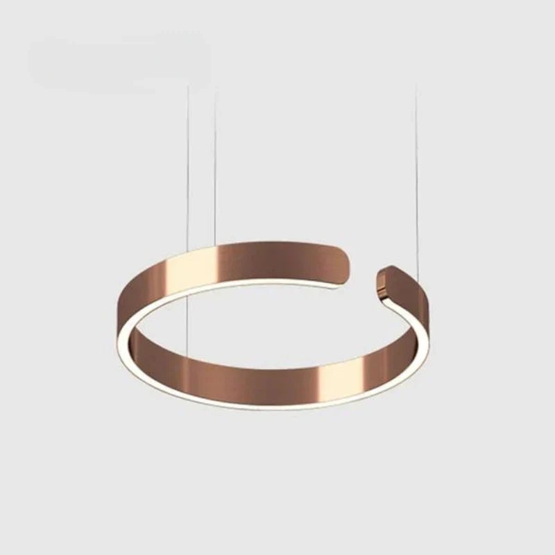 CircuLume: Runde LED-Pendelleuchte aus Metall mit modernem Design – für Wohnzimmer & Flur - Image 19