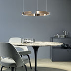 CircuLume: Runde LED-Pendelleuchte aus Metall mit modernem Design – für Wohnzimmer & Flur - Image 5