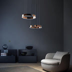 CircuLume: Runde LED-Pendelleuchte aus Metall mit modernem Design – für Wohnzimmer & Flur - Image 9