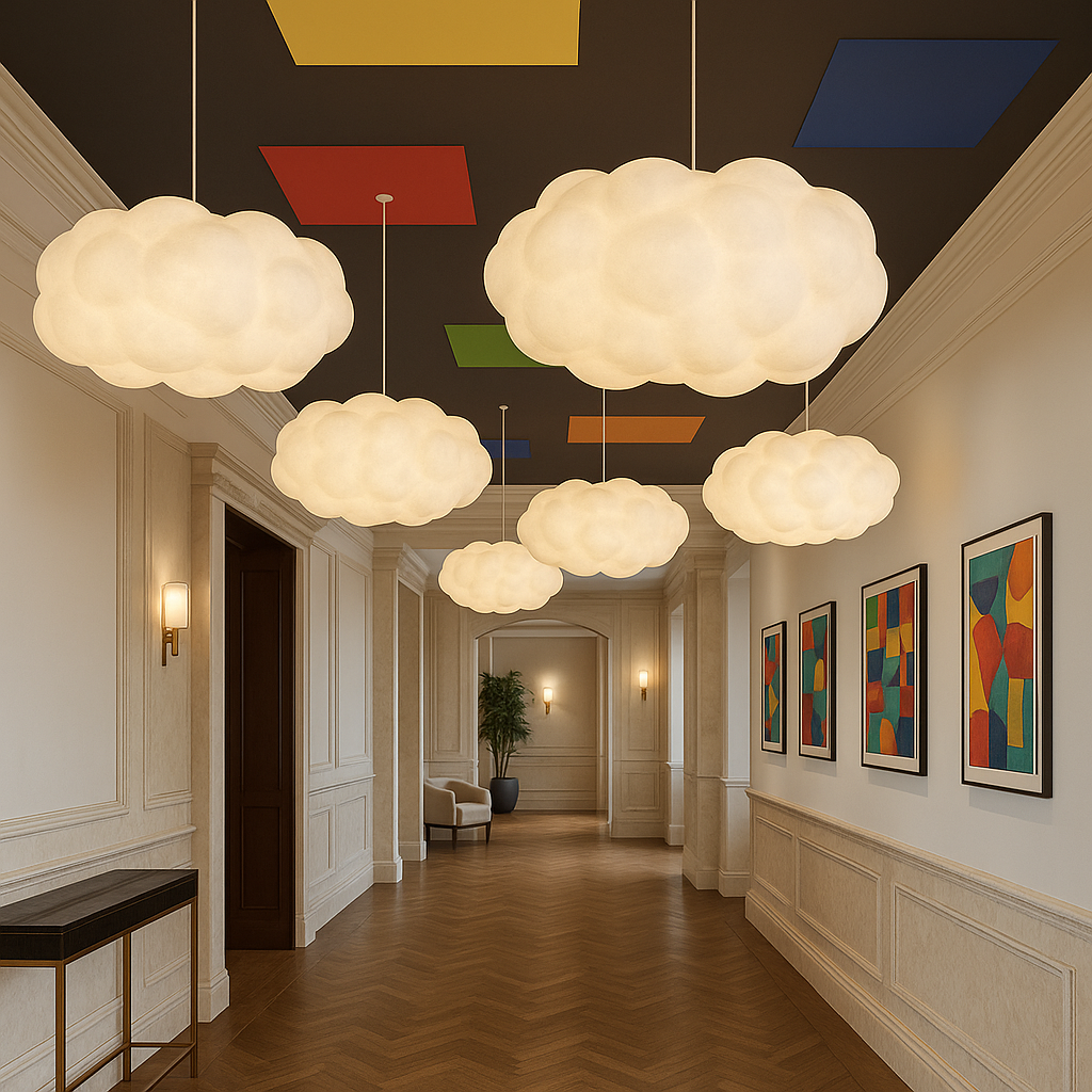Cloudara: Pendelleuchte LED Design – stilvolle Wolkenlampe für Wohnzimmer & Esszimmer - Image 4