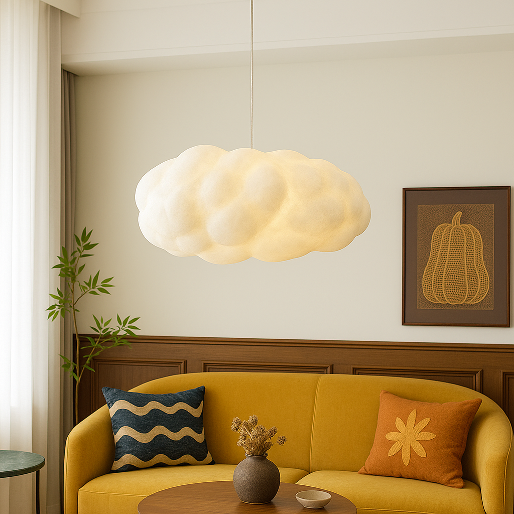 Cloudara: Pendelleuchte LED Design – stilvolle Wolkenlampe für Wohnzimmer & Esszimmer