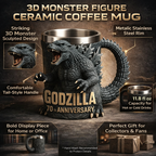 3D Sculpted Monster Ceramic Coffee Mug - Image 4