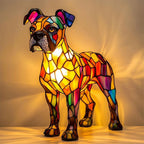CompanionLight: Künstlerische LED Tischlampe mit beliebten Hunderassen & USB-Anschluss – für Regal & Nachttisch - Image 7