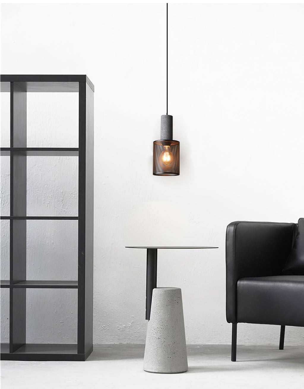 Minimalist Industrial Cylindrical Design Ceiling Pendant Light