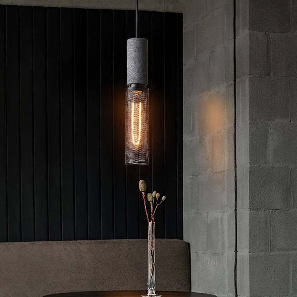 Contemporary Cylinder Pendant Light Clean Minimalist Style