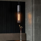 Minimalist Industrial Cylindrical Design Ceiling Pendant Light